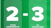 Mindere tweede helft nekt VVOG Harderwijk tegen sterk spelend Hoogland (2-3)