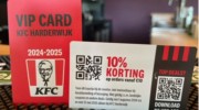 10% korting bij KFC Harderwijk met een VIP Card